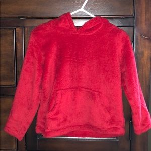 Carter’s red fleece hoodie